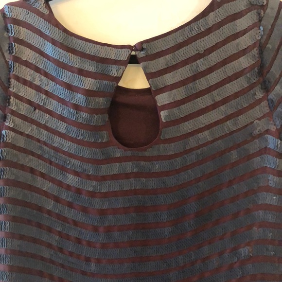 Gorgeous French Connection Sequin Stripe Dress - 2 - Picture 5 of 7